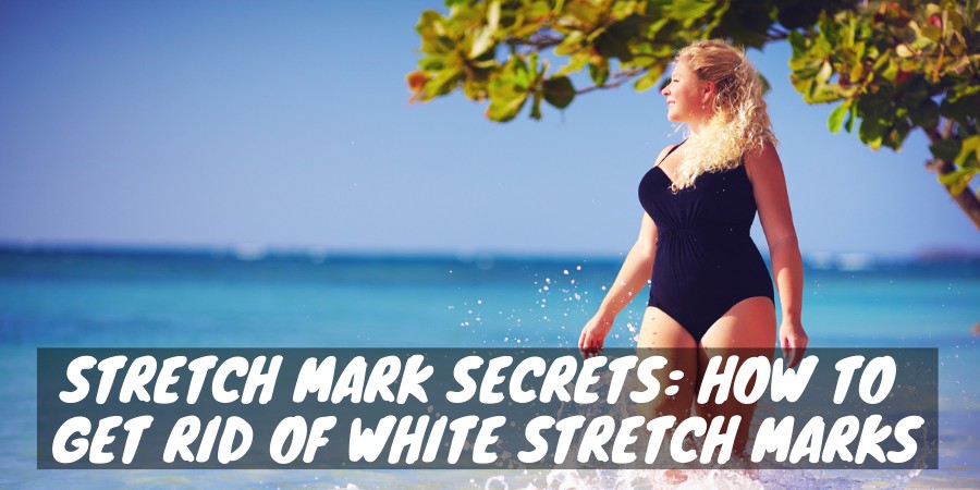 A plus-size woman in a swimwear enjoying beach